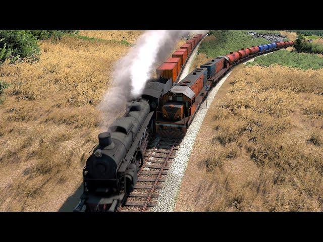 Derails and Blasts | Crash Compilation - Derail Valley  Part-04