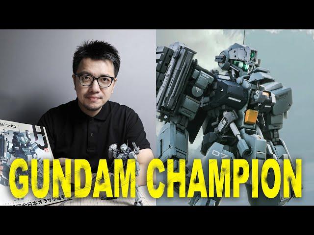 I made this CHAMPION GUNDAM MODEL. 【GM SNIPER PRO】