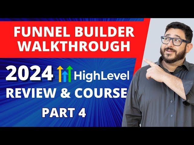 GoHighLevel Funnel Builder Full Walkthrough - Setup, Optimization, and 3 Examples!