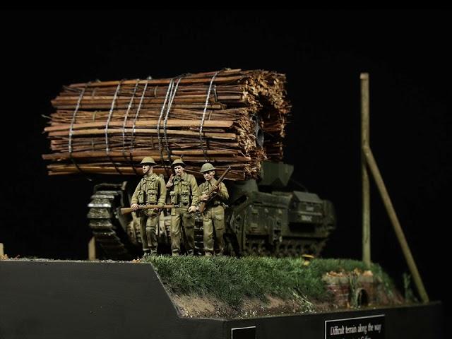 Diorama 1944: Moeilijk terrein onderweg