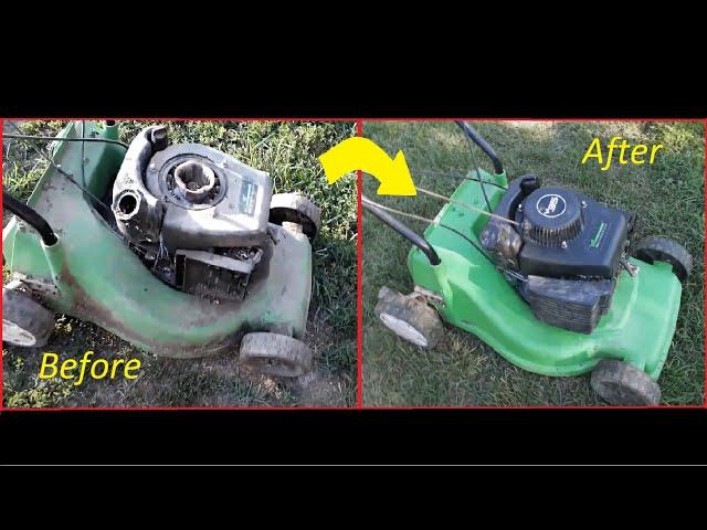 Lawn Mower Restoration (GGP V35) Restauracija Kosilice