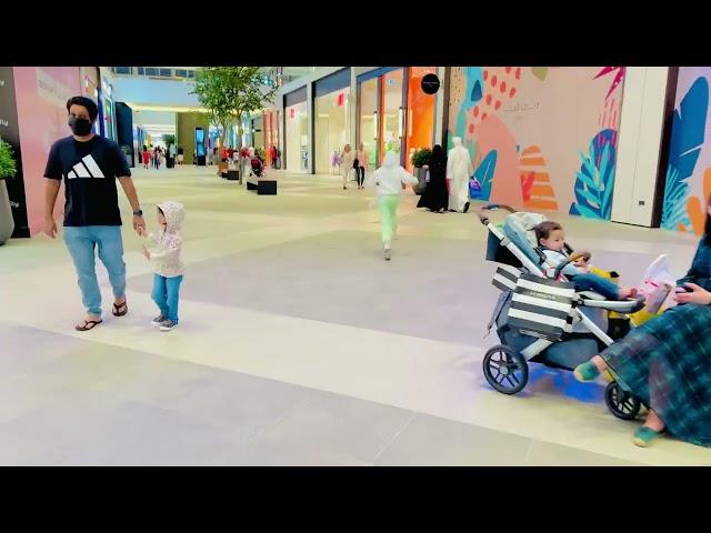 Dubai hills mall walking /HD video