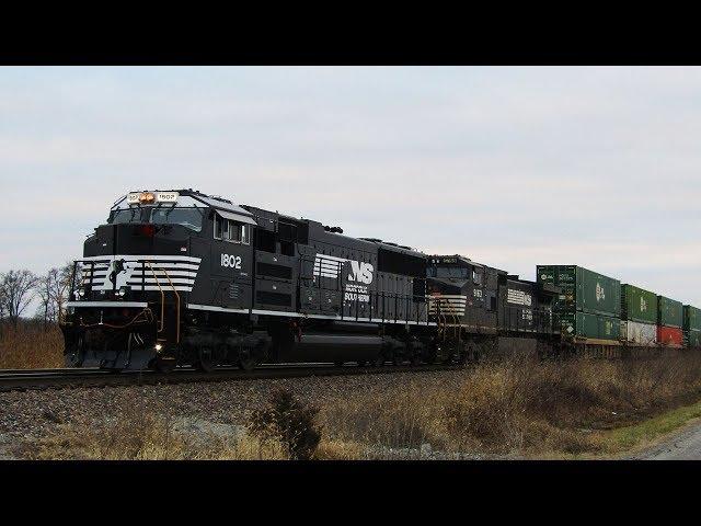 Brand New Norfolk Southern SD70ACC leads NS 223