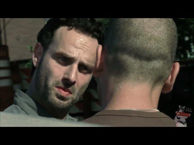 The Walking Dead - Rick Pelea Con Shane (Latino)