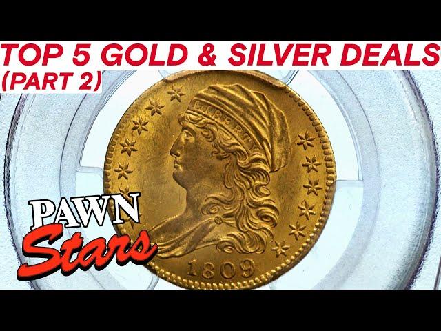 Pawn Stars: 5 SUPER RARE GOLD & SILVER ITEMS