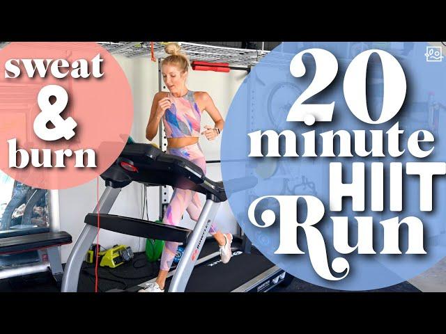 20 Min Interval Treadmill Workout: HIIT Run to Burn Calories & Boost Metabolism