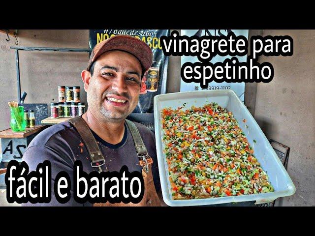 VINAGRETE (ACOMPANHAMENTO PARA ESPETINHO)