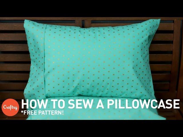 How to sew a pillowcase | Sewing Tutorial with Angela Wolf