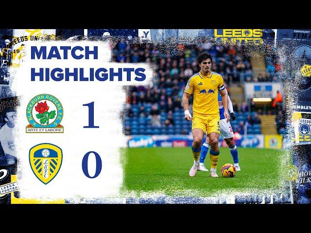 Highlights | Blackburn Rovers 1-0 Leeds United | EFL Championship