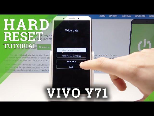 How to Hard Reset VIVO Y71 - Factory Reset / Wipe Data