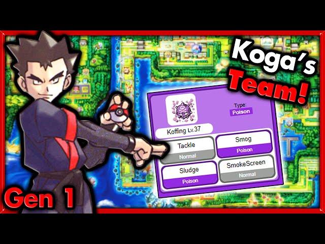 Can I Beat Pokemon Red with ONLY Koga's Team & Moves?  Pokemon Challenges ► NO ITEMS IN BATTLE