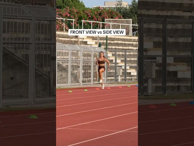 THE FRONT VIEW SAYS I’M FAST THE SIDE SAYS I WORKED FOR IT  #running #sport #motivation #athlete