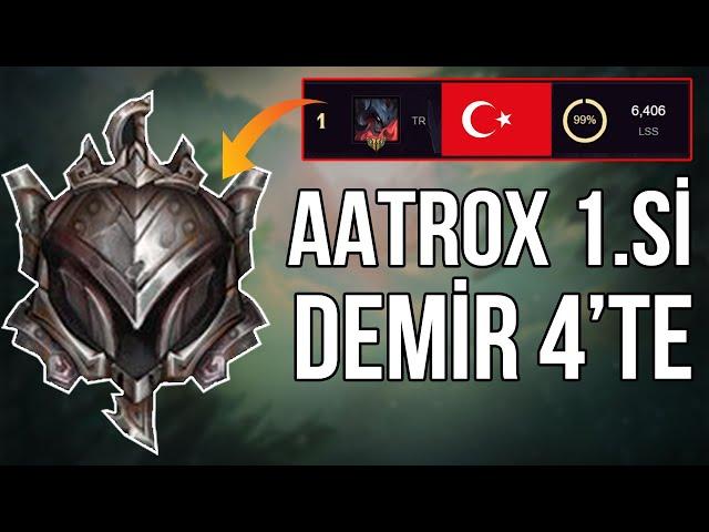 DEMİRLER ÇILDIRDI! AATROX 1.Sİ DEMİRDE OYNARSA NE OLUR? LOL PİT