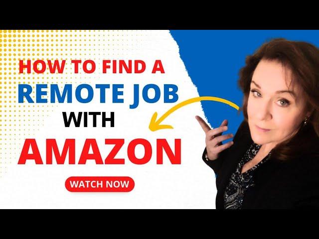 How to Find a Remote Job With AMAZON