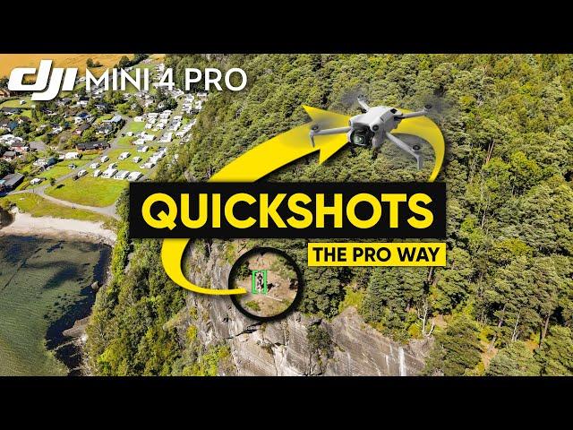 DJI Mini 4 Pro - Why QuickShots Will Make Your Travel Videos Better!