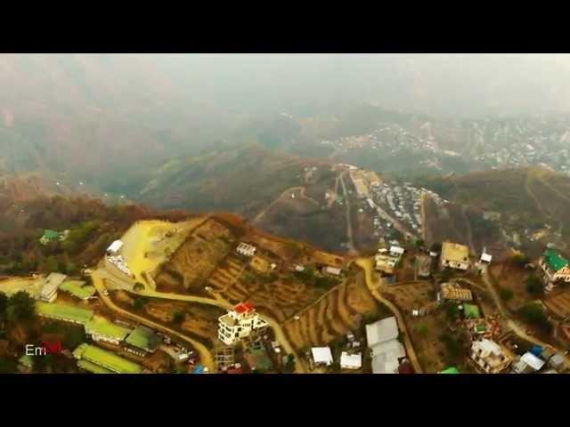 AERIAL VIEW OF HERMON VENG, DURTLANG LEITAN, MIZORAM, INDIA