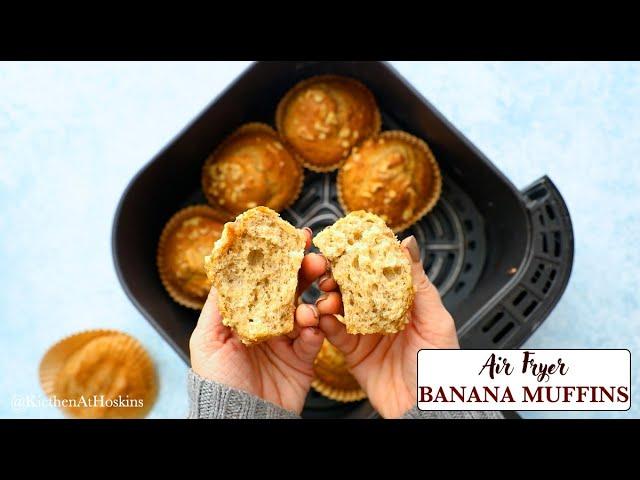 Air Fryer Banana Muffins | Air Fryer Muffins