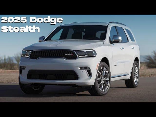 2025 Dodge Stealth: All About the 3-Row Durango Replacement