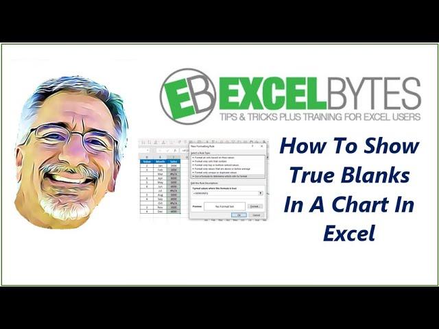 How To Show True Blanks In A Chart In Excel