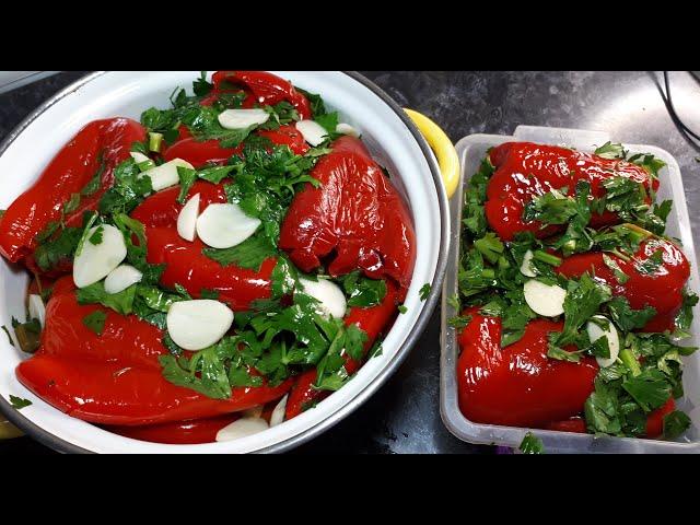 МАРИНОВАННЫЙ КРАСНЫЙ ПЕРЕЦ САМЫЙ ВКУСНЫЙ РЕЦЕПТ ЗАКУСКИ ЗАГОТОВКА НА ЗИМУ | RED PEPPER