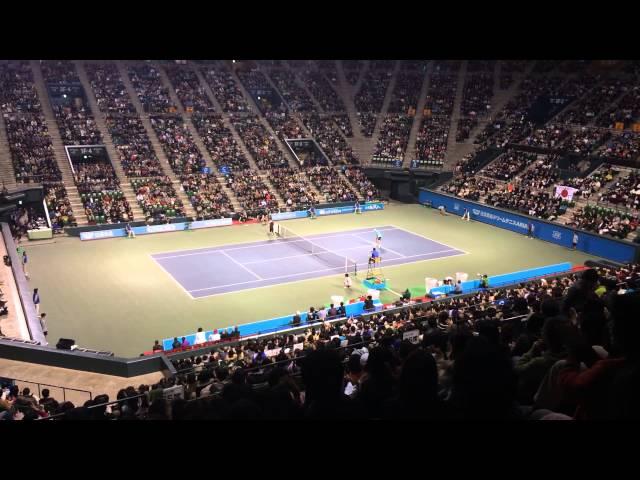 Nishikori vs McEnroe "Tweener & AIR K" by Kei Nishikori