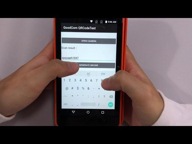 Android Pos with QR code scanner and printer