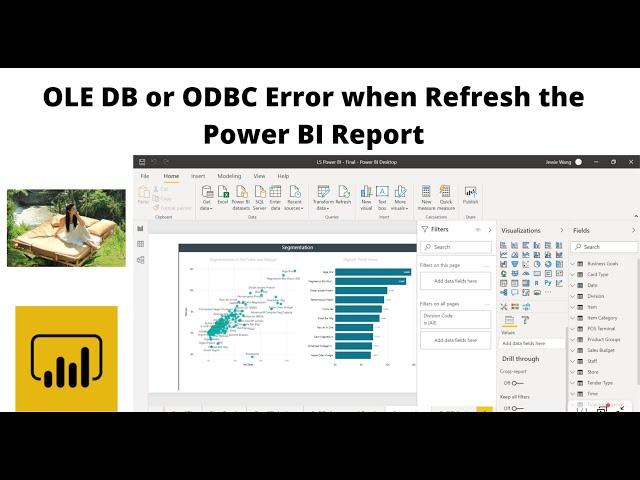 OLE DB or ODBC Error when Refresh the Power BI Report