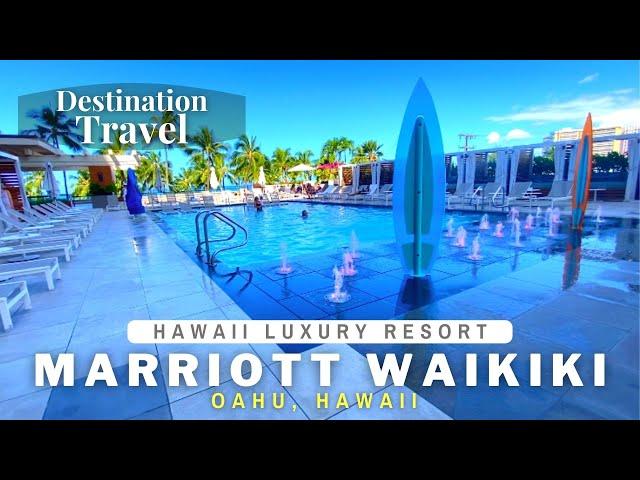 Hawaii Luxury Resort | Marriott Waikiki Beach Resort & Spa | Virtual Walking Tour