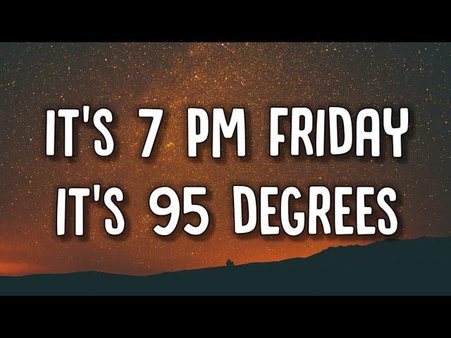 Glorilla - TGIF (Lyrics) | It's 7 pm Friday it's 95 degrees