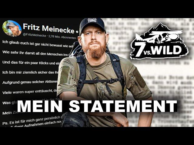 7 vs. Wild VIDEO Offline! STATEMENT zur KRITIK von FRITZ MEINECKE!