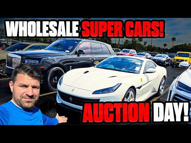 Supercar Wholesale Auction - Are they Cheaper?  - Flipping $400 to a Ferrari (Again)