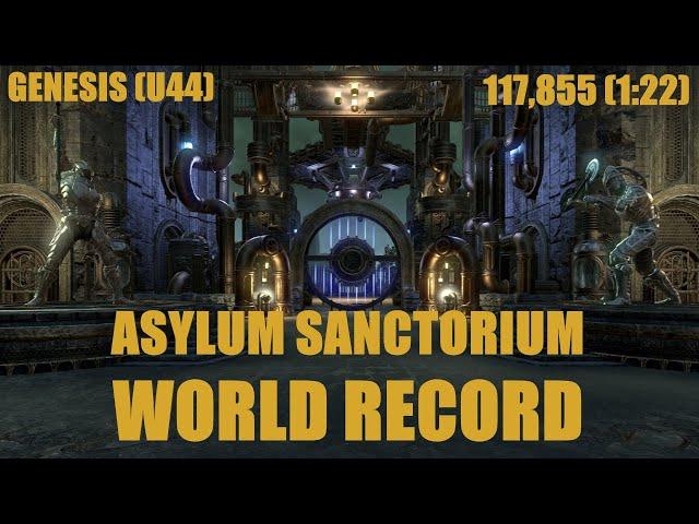 ESO - Asylum Sanctorium World Record (1:22) - Stamina Templar | Genesis (u44)