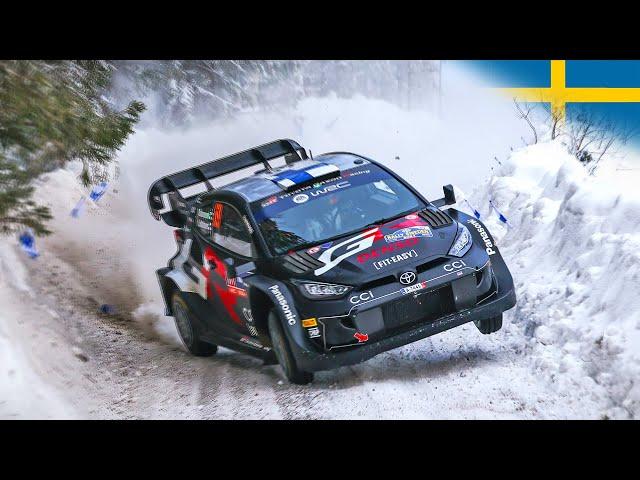 Best of WRC Rally Sweden 2024 | Crashes, Action and Raw Sound