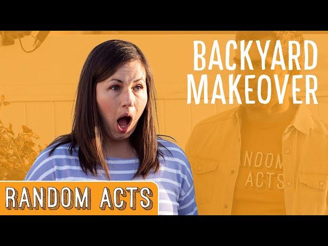 Surprise Backyard Makeover For Military Family - Random Acts