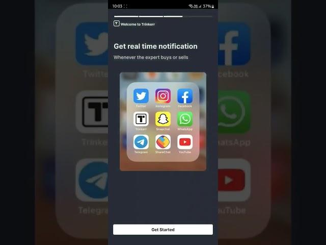 User Flows & Interactions - Trinkerr Mobile app (Showing features of the app to the users)