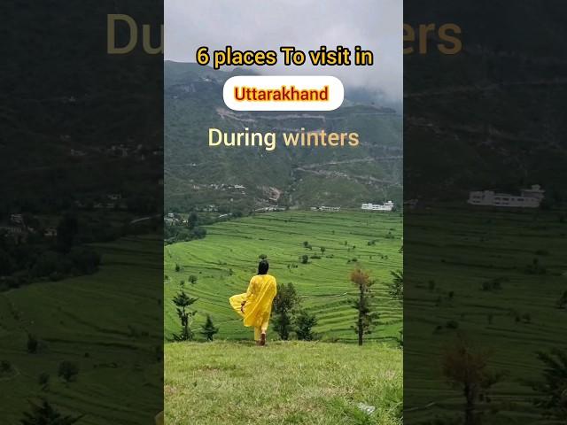 Places to visit in Uttarakhand during winters || #travel #uttarakhand #winter #itinerary