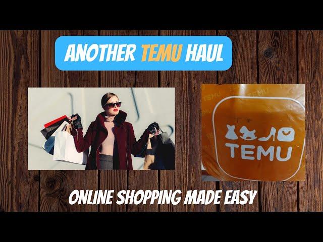 ANOTHER TEMU HAUL.#4  UNBOXED TEMU HAUL. ONLINE SHOPPING.  @calabash-green    @bluesky2019 ​