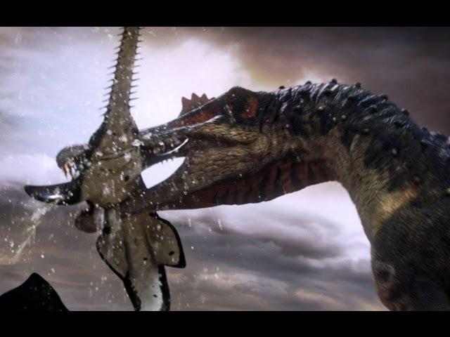 Spinosaurus Fishes for Prey | Planet Dinosaur | BBC Earth
