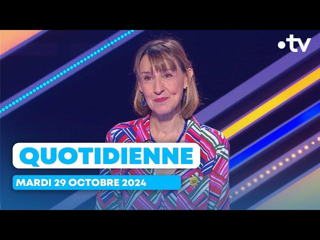 Emission Quotidienne du Mardi 29 Octobre 2024 - Questions pour un Champion