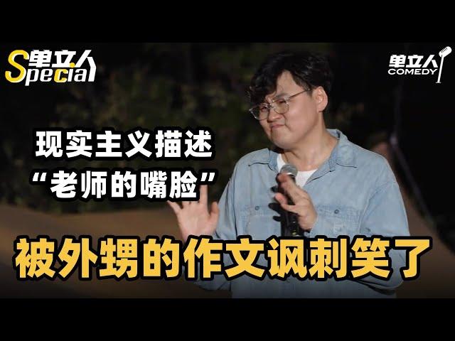 外甥写的爆笑作文硬控班主任？老师的嘴脸描述得太生动！ | 单立人Special | #王十七 #单立人喜剧 #脱口秀 #单口喜剧