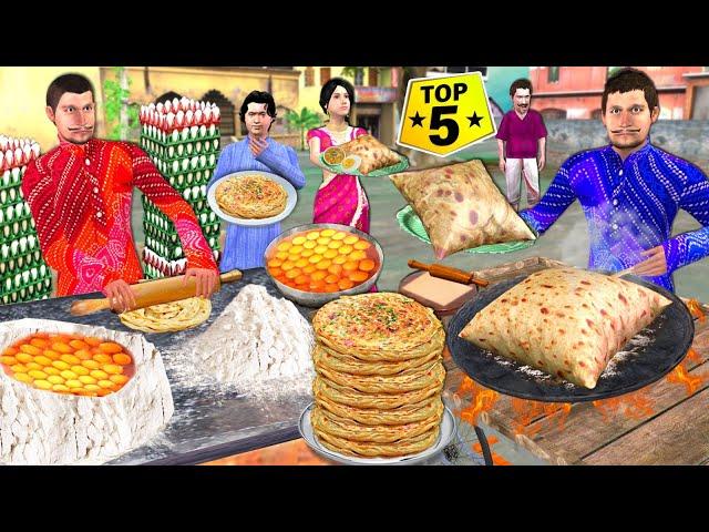 Cheese Pillow Paratha Zero Fat Chole Kulcha Cooking Street Food Collection Hindi Kahani Stories