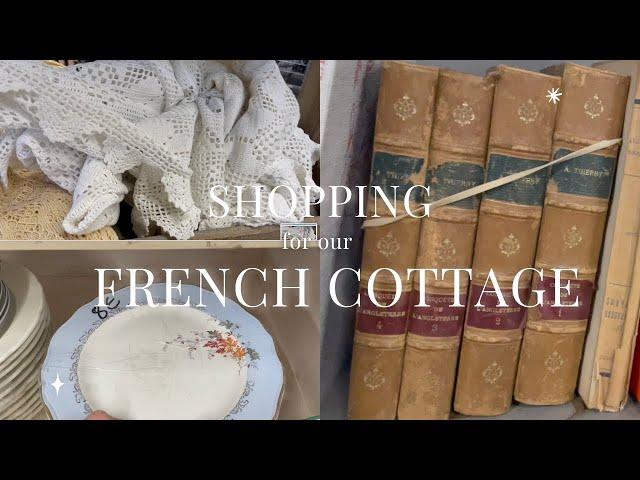 Brocante shopping for our French cottage