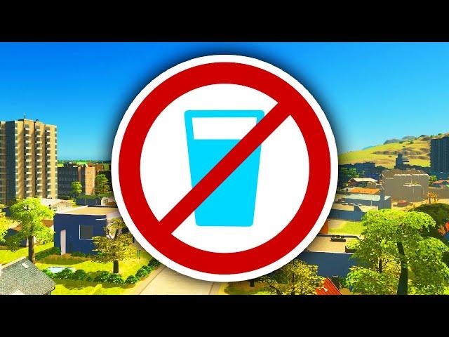 Cities: Skylines, Starting with No Water.