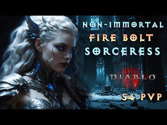 Diablo 4 - Season 4 - Sorceress PvP (Non-Immortal Fire Bolt)