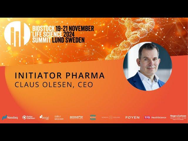 Initiator Pharma | BioStock Life Science Summit 2024