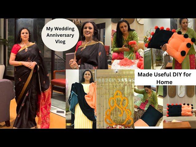 My Wedding Anniversary Vlog , Made Beautiful DIY for Home , Happiness & Home Decor