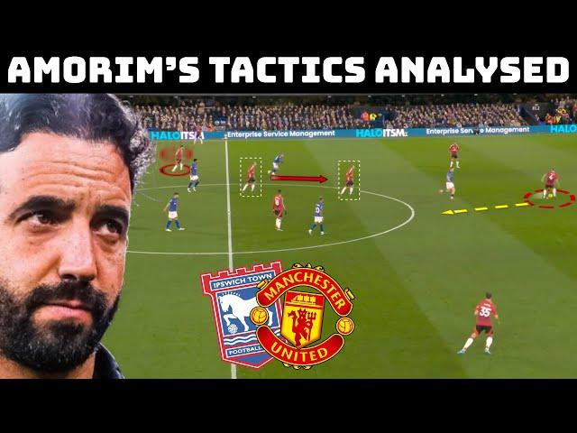 The Ruben Amorim Era Begins | Tactical Analysis : Manchester United 1-1 Ipswich Town