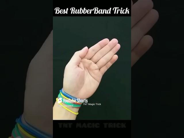 Hand trick Tutorial RubberbandTrick.#magic#magictrick#shorts#bestmagic#r ubber and tricks