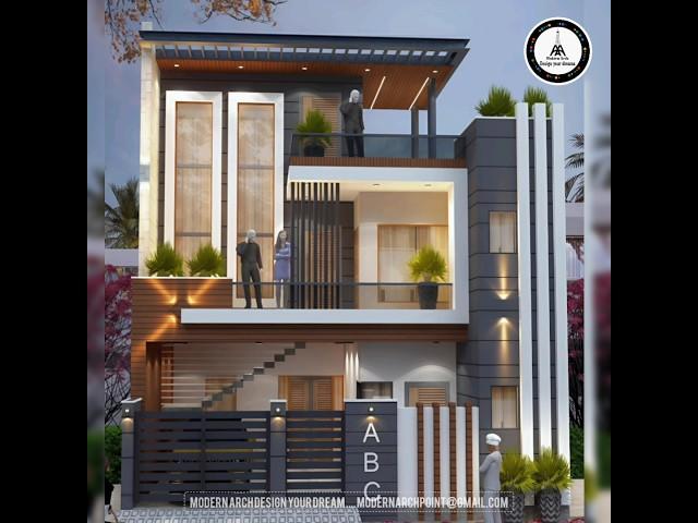 Latest modern front design luxury house design  3D viewing modes beautiful Elevation #short #design