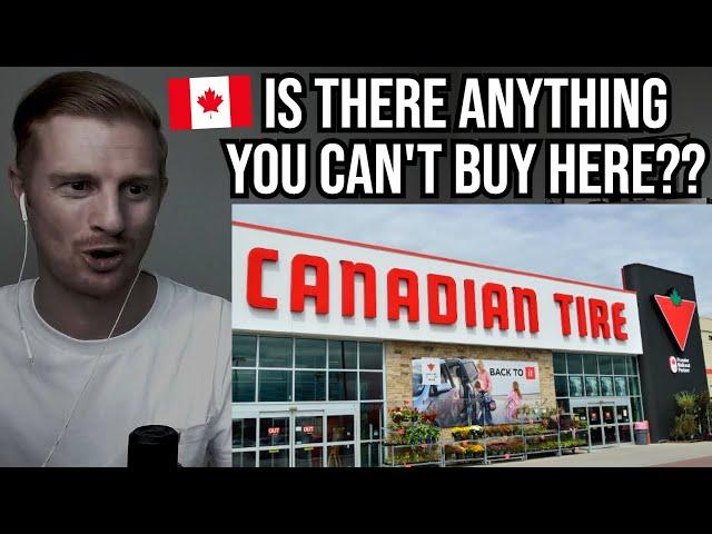 Reaction To An Australian Visiting Canadian Tire